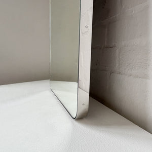 ON SALE Quadris™ Rectangular Mirror with Polished Stainless Steel Frame
