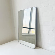 ON SALE Quadris™ Illuminated Rectangular Mirror with Polished Stainless Steel Frame