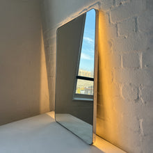 ON SALE Quadris™ Illuminated Rectangular Mirror with Polished Stainless Steel Frame