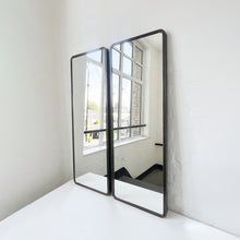 NEW Quadris™ Rectangular Long Mirror with Bronze Patina Mitred Full Frame