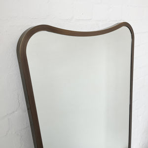 NEW Mid-century style Mirror with Bronze Patina Full Frame - AP Vintage Series Two
