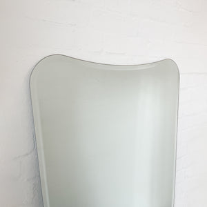 NEW Gio Ponti Inspired Frameless Mirror with a Bevel - Vintage N.2