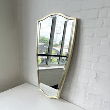 NEW Vintage N.7 Freeform Mirror with a Bevel and a Brass Full Frame