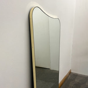 Mid Century Art Deco Organic Mirror with Brass Frame - AP Vintage Series Two