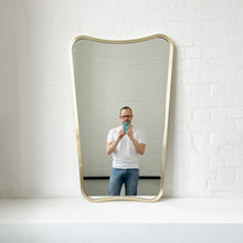 NEW Freeform Mirror with Brass Full Frame - AP Vintage Series Two
