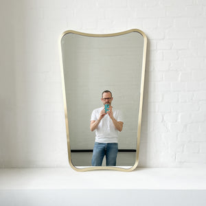 NEW Freeform Mirror with Brass Full Frame - AP Vintage Series Two