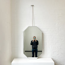 Ceiling Suspended Octagonal Mirror with Minimalist Frame