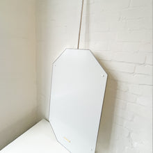 Ceiling Suspended Octagonal Mirror with Minimalist Frame