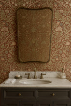 Mid-century style Mirror with Bronze Patina Full Frame - Vintage N.2