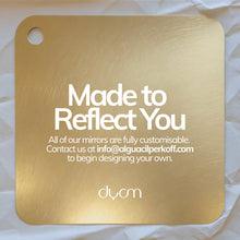 NEW Special Edition Round Mirror with Integrated Magnifying Mirror and Decorative Brass Full Frame