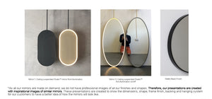 Set of 5 bespoke mirrors
