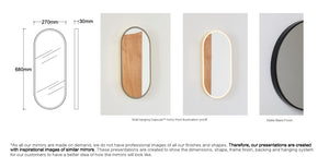 Set of 5 bespoke mirrors