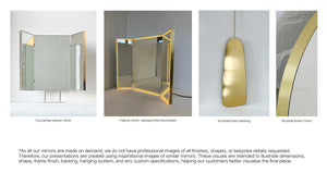 Bespoke AP Triptych countertop mirror