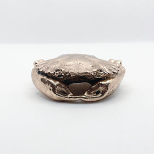 Handcast Miniature Necora Crab Animal Bronze Sculpture by Javier de la Rosa