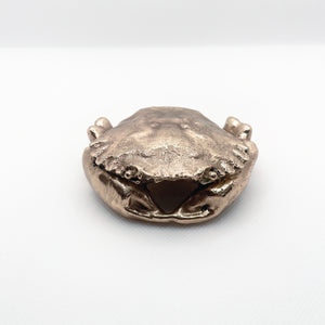 Handcast Miniature Necora Crab Animal Bronze Sculpture by Javier de la Rosa