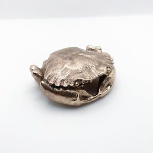 Handcast Miniature Necora Crab Animal Bronze Sculpture by Javier de la Rosa