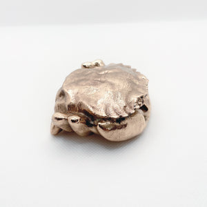 Handcast Miniature Necora Crab Animal Bronze Sculpture by Javier de la Rosa