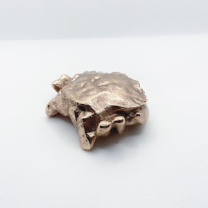 Handcast Miniature Necora Crab Animal Bronze Sculpture by Javier de la Rosa