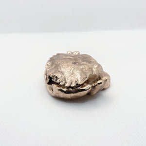 Handcast Miniature Necora Crab Animal Bronze Sculpture by Javier de la Rosa