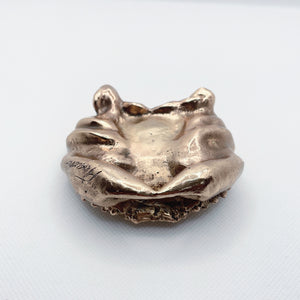 Handcast Miniature Necora Crab Animal Bronze Sculpture by Javier de la Rosa