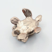 Handcast Miniature Sea Turtle Animal Bronze Sculpture by Javier de la Rosa