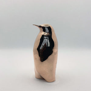 Handcast Miniature Penguin Bronze Sculpture by Javier de la Rosa