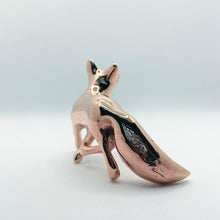 Handcast Miniature Fox Bronze Sculpture by Javier de la Rosa