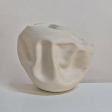 No. 161 White Organic Form Vessel, Unique Ceramic Sculpture