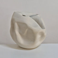 No. 161 White Organic Form Vessel, Unique Ceramic Sculpture