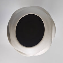 No. 162 Tall Wave White Form Vessel, Unique Ceramic Sculpture