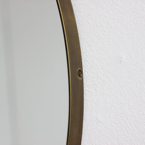 Bapa™ Irregular shaped Organic Mirror with a Bronze Patina Frame