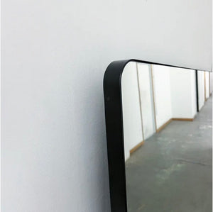 Set of 2 Bespoke Quadris™ Mirrors Matte Black Frame (RAL 9005) (1575 x 533.4 x 24)