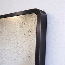 NEW Quadris™ Antiqued Rectangular Mirror with Mitred Full Frame