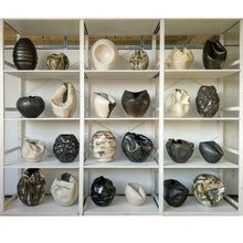 White Breath Ceramic Vase, Interior Sculpture or Vessel, Objet D'Art