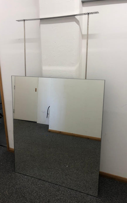 Final Payment - Bespoke Quadris™ suspended mirror with stainless steel frame