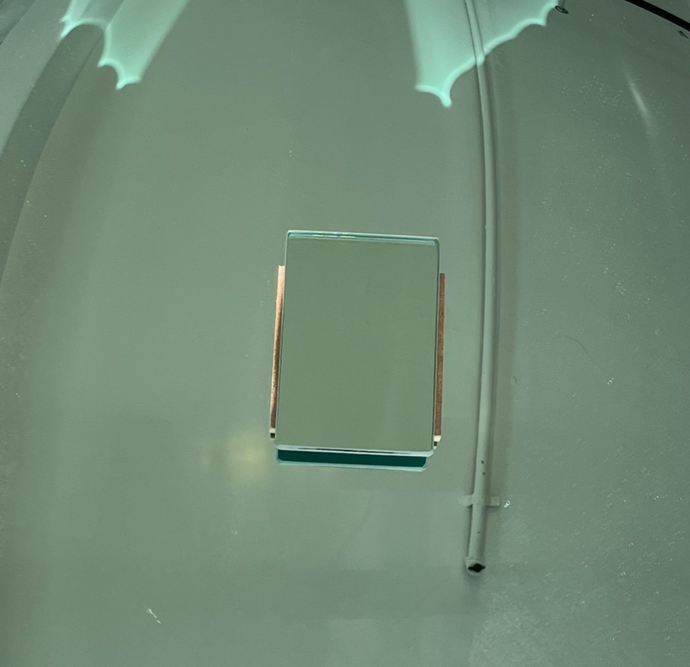 Sample green tint for convex mirror