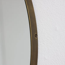 20% off Ready to Ship - Orbis Round Mirror with a Bronze Patina Frame