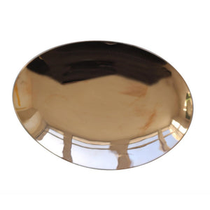 Handcrafted Polished Bronze Decorative Plate Vide-poche, Large