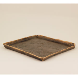Handmade Cast Bronze Trinket Tray Inspired by Wabi-Sabi