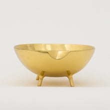 Polished Brass Bowl With Legs