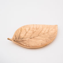 Cast Bronze Leaf Decorative Handmade Dish Vide-poche, Large