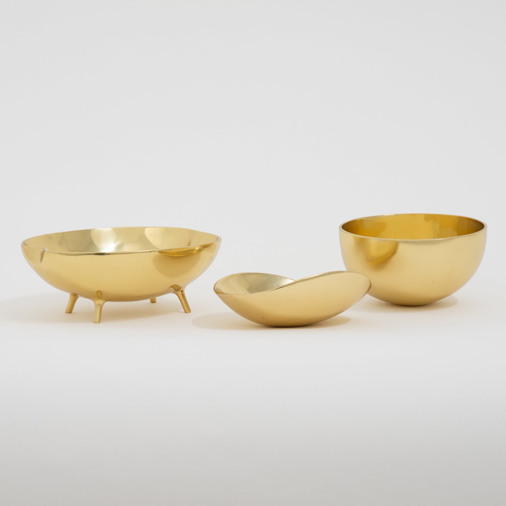 Foundations Polished Brass Metal Decorative Bowl