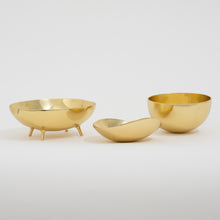Set of three Polished Brass Decorative Bowls