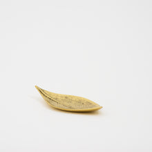 Brass Cast Leaf Decorative Tray Dish Vide-poche, Small