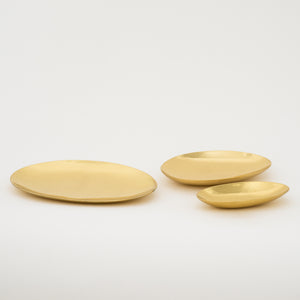 Set of three Cast Bronze Decorative Dishes Vide-poche