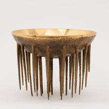 Unique Handmade Cast Bronze Decorative Bowl