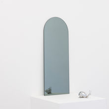 Arcus™ Arch shaped Black Tinted Contemporary Frameless Mirror with Floating Effect