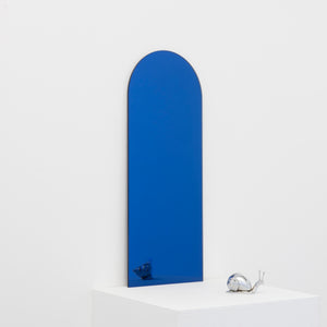 Arcus™ Arch shaped Blue Tinted Contemporary Frameless Mirror