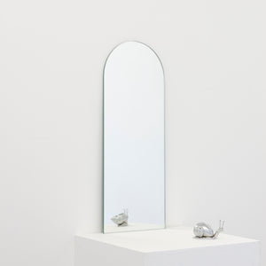 Arcus™ Arched Minimalist Frameless Mirror with a Floating Effect