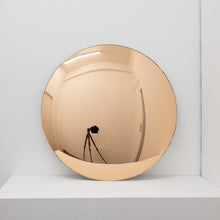 Orbis™ Round Rose Gold Tinted Convex Frameless Mirror